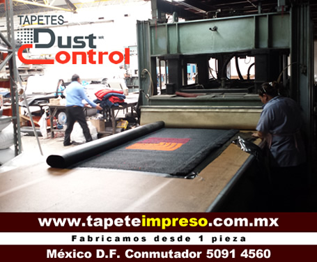 Alfombra con logotipo