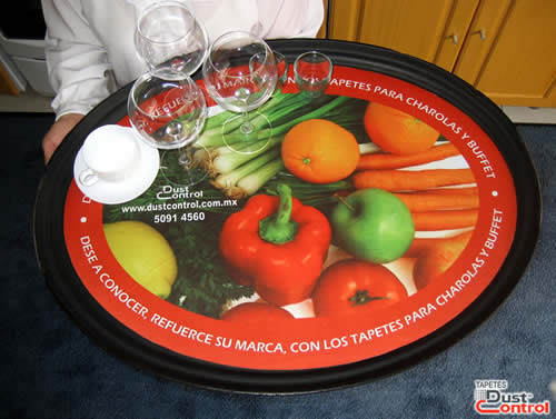Tapete para mostrador y charolas